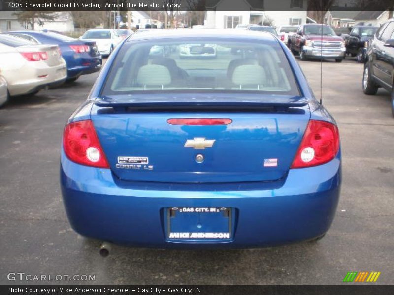 Arrival Blue Metallic / Gray 2005 Chevrolet Cobalt LS Sedan
