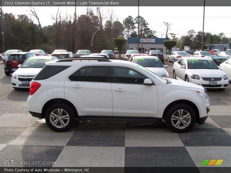 Summit White / Light Titanium/Jet Black 2012 Chevrolet Equinox LT