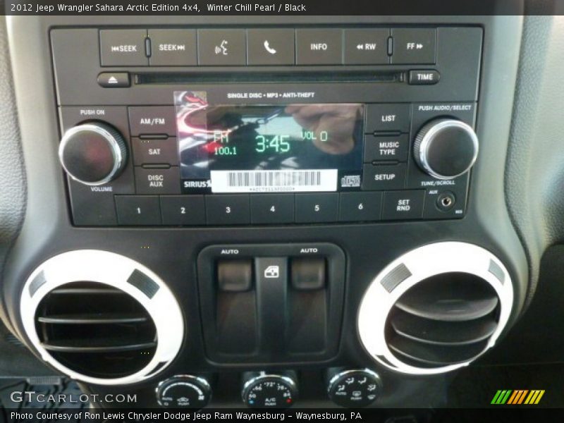 Winter Chill Pearl / Black 2012 Jeep Wrangler Sahara Arctic Edition 4x4