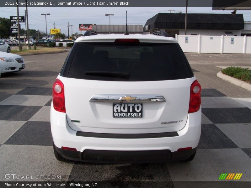 Summit White / Light Titanium/Jet Black 2012 Chevrolet Equinox LT