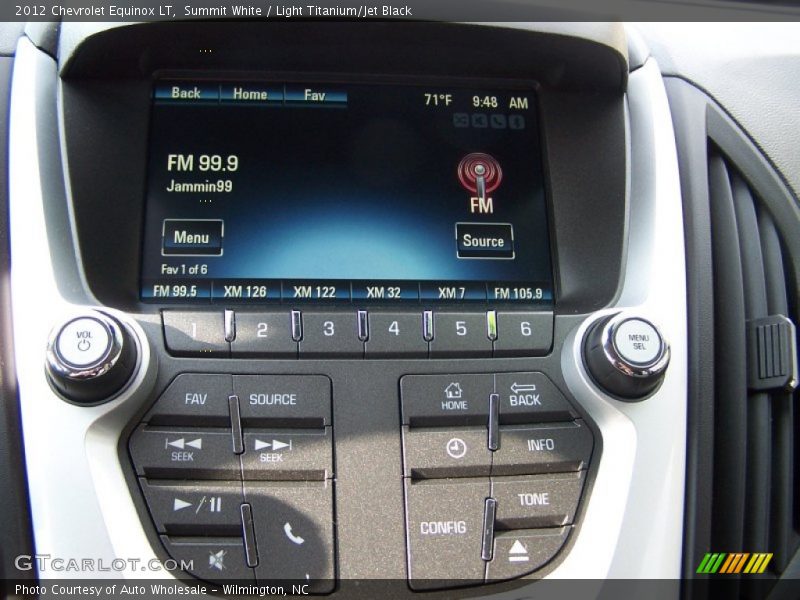 Summit White / Light Titanium/Jet Black 2012 Chevrolet Equinox LT