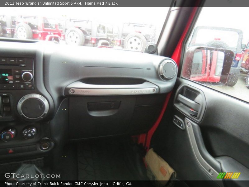 Flame Red / Black 2012 Jeep Wrangler Unlimited Sport S 4x4
