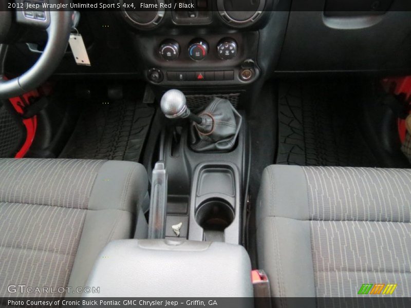 Flame Red / Black 2012 Jeep Wrangler Unlimited Sport S 4x4
