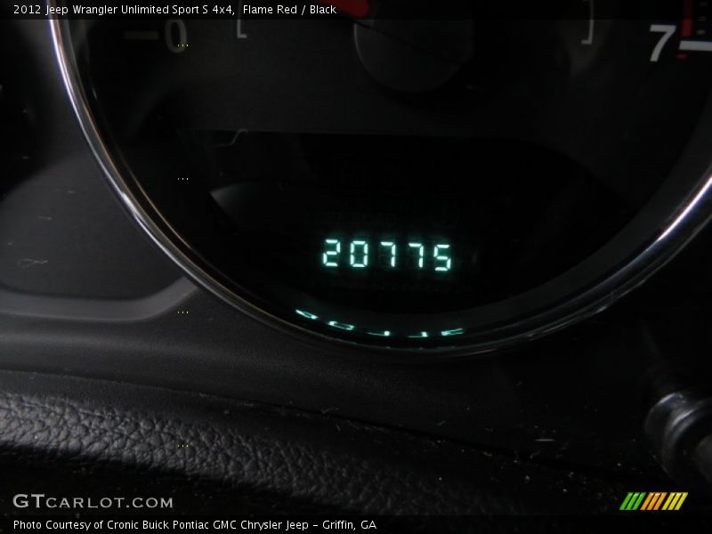 Flame Red / Black 2012 Jeep Wrangler Unlimited Sport S 4x4