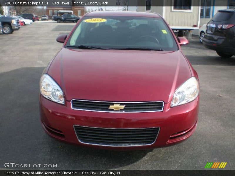 Red Jewel Tintcoat / Ebony Black 2008 Chevrolet Impala LT