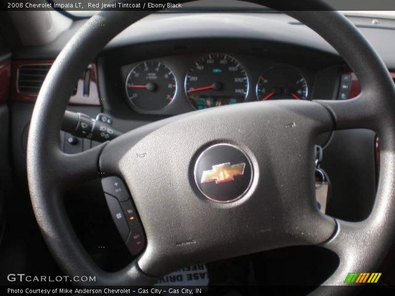 Red Jewel Tintcoat / Ebony Black 2008 Chevrolet Impala LT