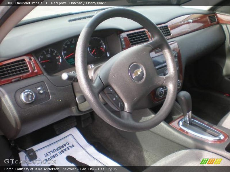 Red Jewel Tintcoat / Ebony Black 2008 Chevrolet Impala LT