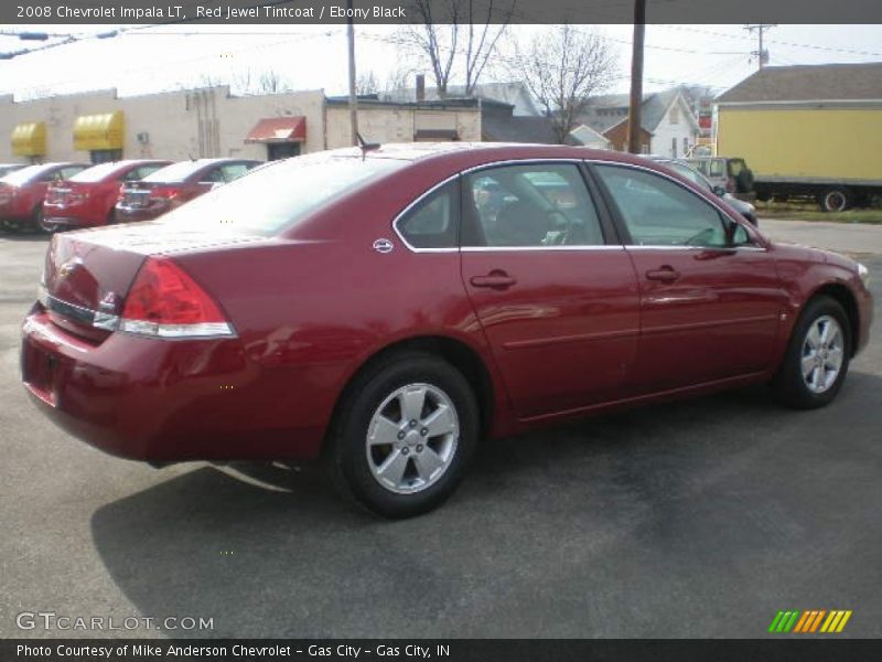 Red Jewel Tintcoat / Ebony Black 2008 Chevrolet Impala LT