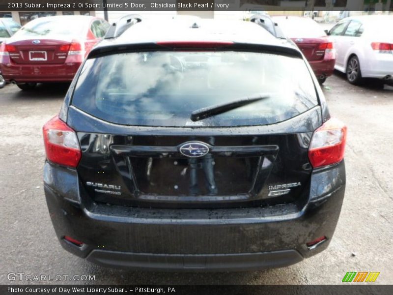 Obsidian Black Pearl / Ivory 2013 Subaru Impreza 2.0i Sport Limited 5 Door
