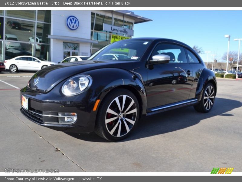Deep Black Pearl Metallic / Titan Black 2012 Volkswagen Beetle Turbo