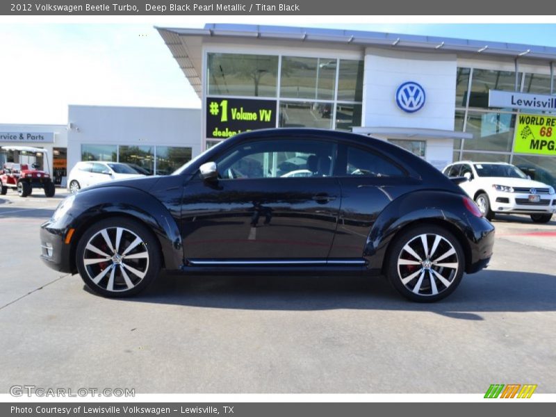 Deep Black Pearl Metallic / Titan Black 2012 Volkswagen Beetle Turbo