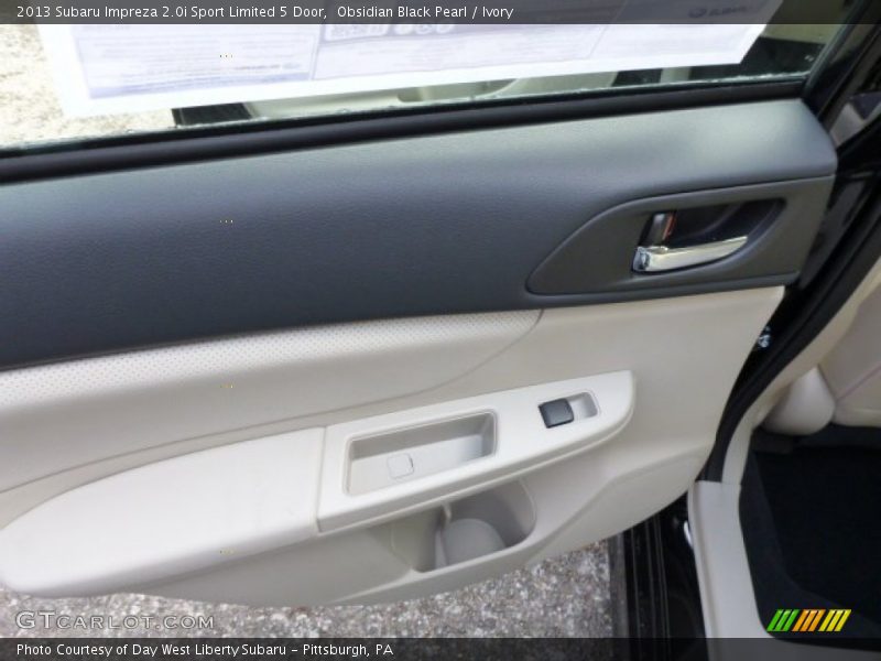 Obsidian Black Pearl / Ivory 2013 Subaru Impreza 2.0i Sport Limited 5 Door