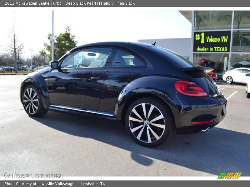 Deep Black Pearl Metallic / Titan Black 2012 Volkswagen Beetle Turbo
