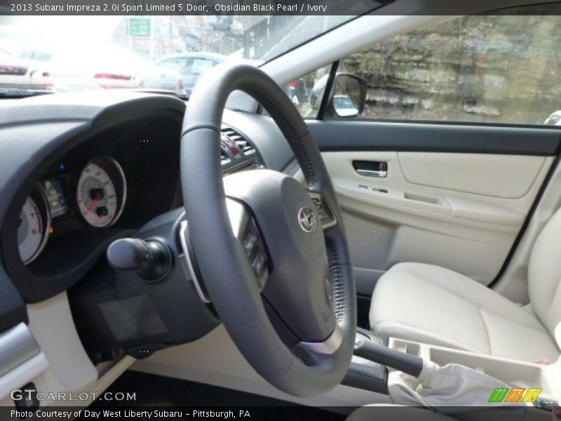 Obsidian Black Pearl / Ivory 2013 Subaru Impreza 2.0i Sport Limited 5 Door