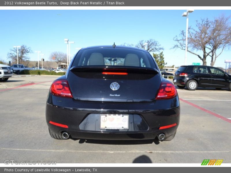 Deep Black Pearl Metallic / Titan Black 2012 Volkswagen Beetle Turbo