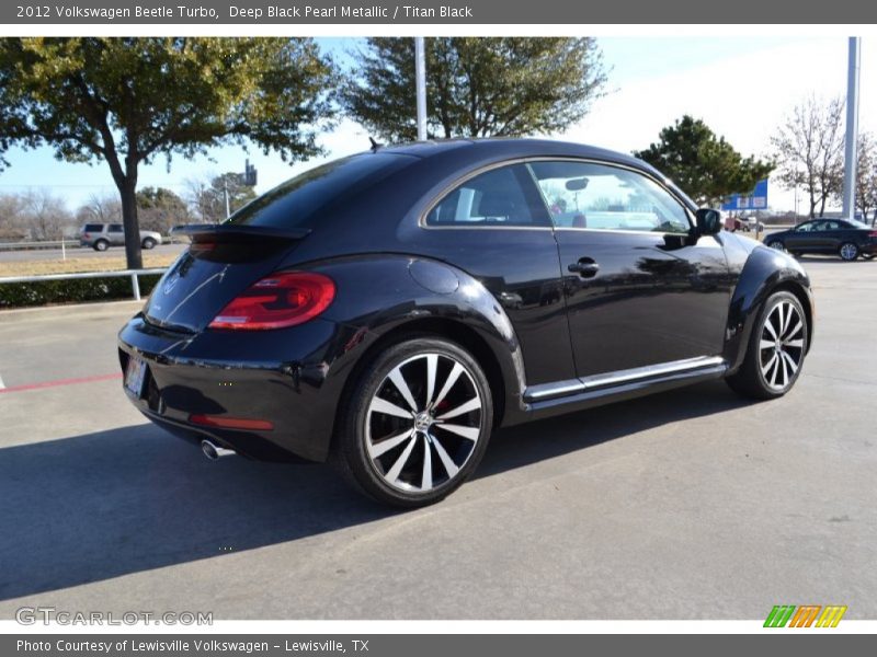 Deep Black Pearl Metallic / Titan Black 2012 Volkswagen Beetle Turbo