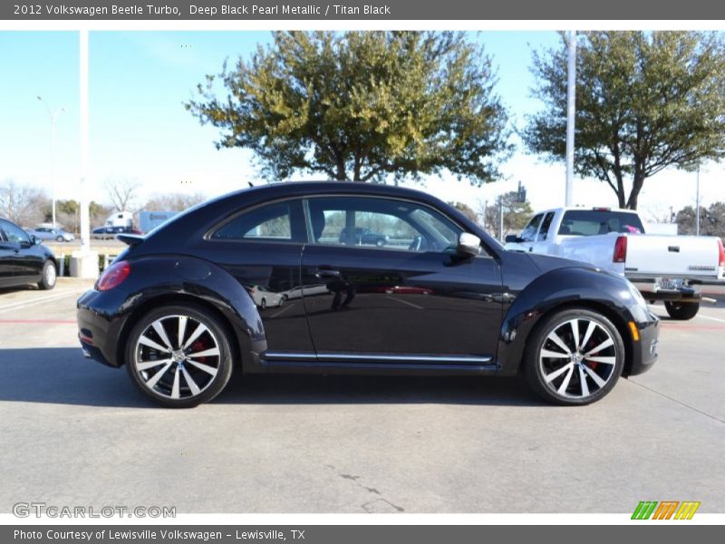 Deep Black Pearl Metallic / Titan Black 2012 Volkswagen Beetle Turbo