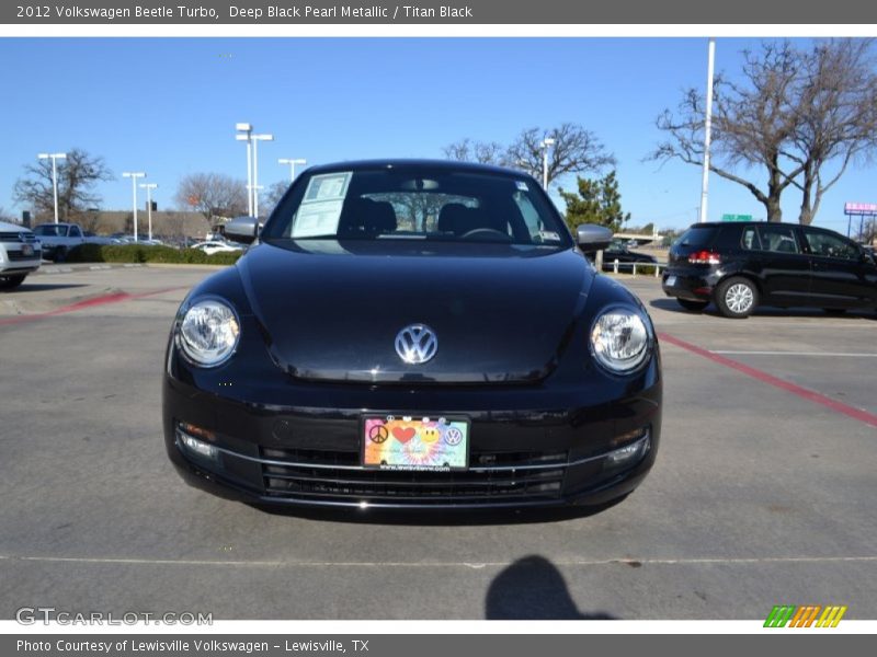 Deep Black Pearl Metallic / Titan Black 2012 Volkswagen Beetle Turbo