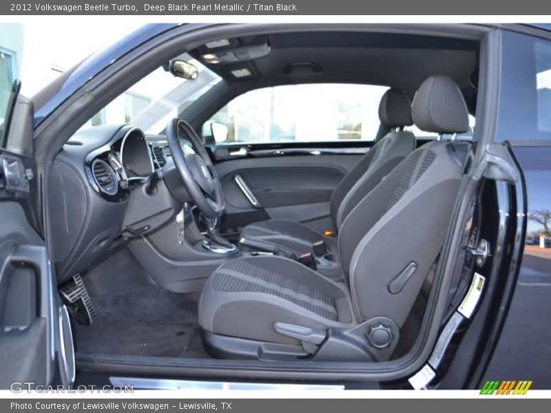 Deep Black Pearl Metallic / Titan Black 2012 Volkswagen Beetle Turbo
