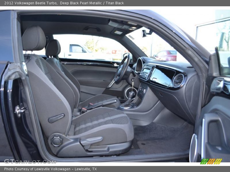 Deep Black Pearl Metallic / Titan Black 2012 Volkswagen Beetle Turbo