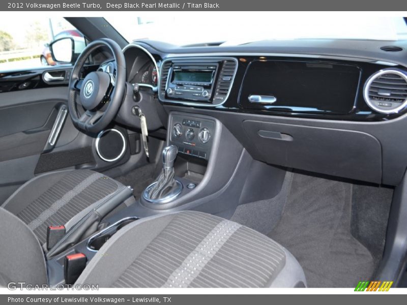 Deep Black Pearl Metallic / Titan Black 2012 Volkswagen Beetle Turbo