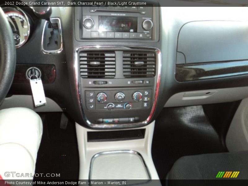 Dark Charcoal Pearl / Black/Light Graystone 2012 Dodge Grand Caravan SXT