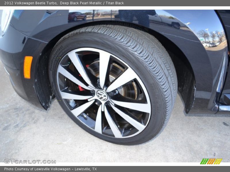 Deep Black Pearl Metallic / Titan Black 2012 Volkswagen Beetle Turbo