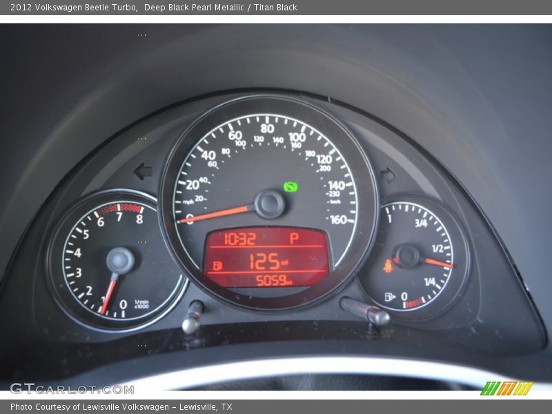Deep Black Pearl Metallic / Titan Black 2012 Volkswagen Beetle Turbo