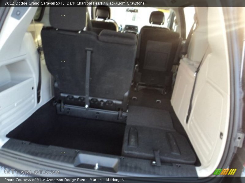 Dark Charcoal Pearl / Black/Light Graystone 2012 Dodge Grand Caravan SXT