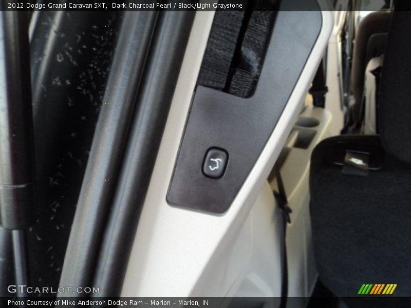 Dark Charcoal Pearl / Black/Light Graystone 2012 Dodge Grand Caravan SXT