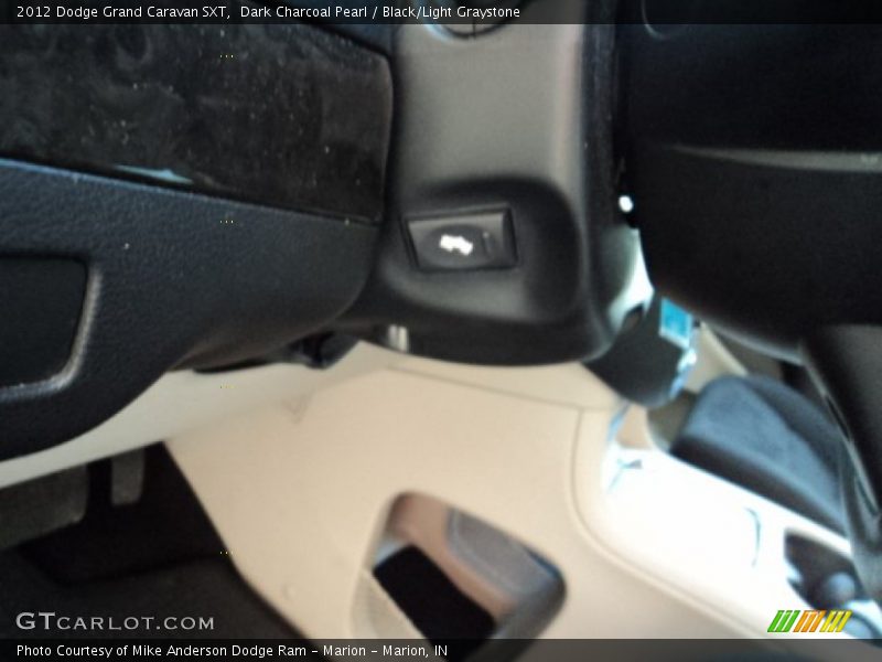 Dark Charcoal Pearl / Black/Light Graystone 2012 Dodge Grand Caravan SXT