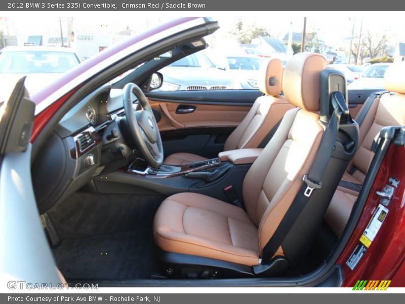 Crimson Red / Saddle Brown 2012 BMW 3 Series 335i Convertible