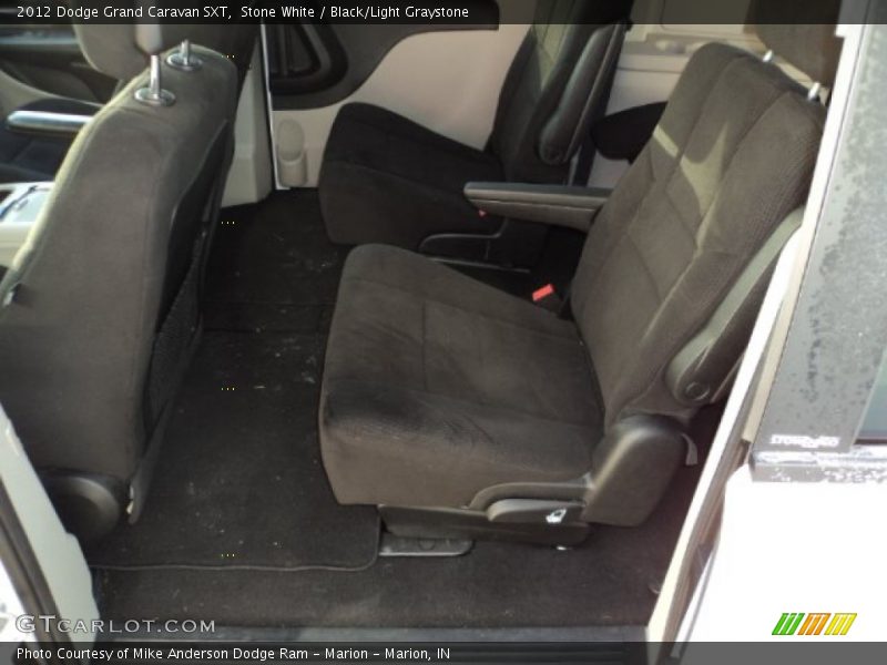 Stone White / Black/Light Graystone 2012 Dodge Grand Caravan SXT