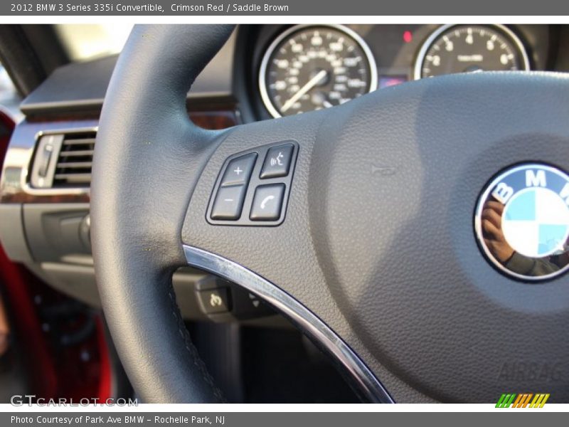 Crimson Red / Saddle Brown 2012 BMW 3 Series 335i Convertible