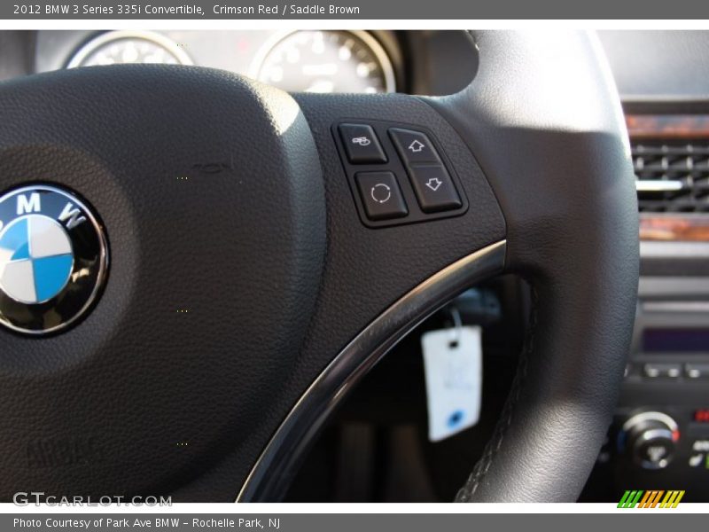 Crimson Red / Saddle Brown 2012 BMW 3 Series 335i Convertible