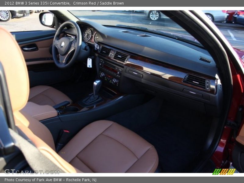 Crimson Red / Saddle Brown 2012 BMW 3 Series 335i Convertible