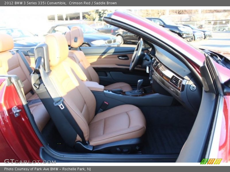 Crimson Red / Saddle Brown 2012 BMW 3 Series 335i Convertible