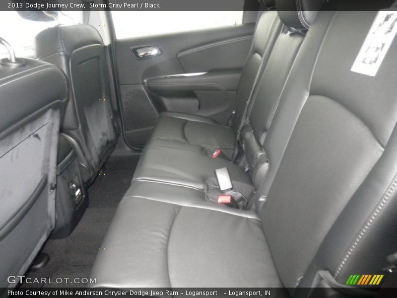 Storm Gray Pearl / Black 2013 Dodge Journey Crew
