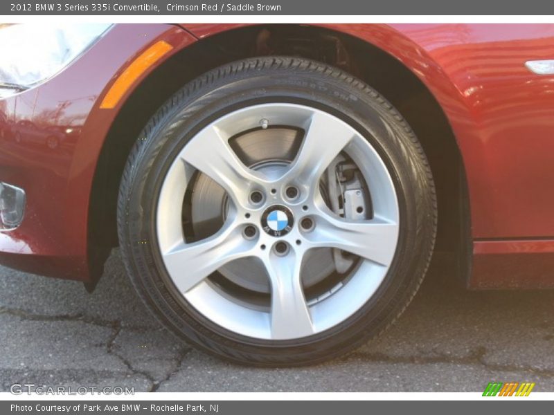 Crimson Red / Saddle Brown 2012 BMW 3 Series 335i Convertible