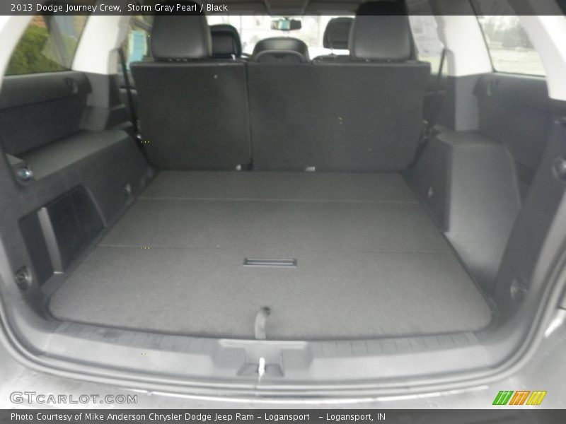 Storm Gray Pearl / Black 2013 Dodge Journey Crew