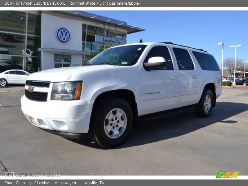 Summit White / Light Cashmere/Ebony 2007 Chevrolet Suburban 1500 LT