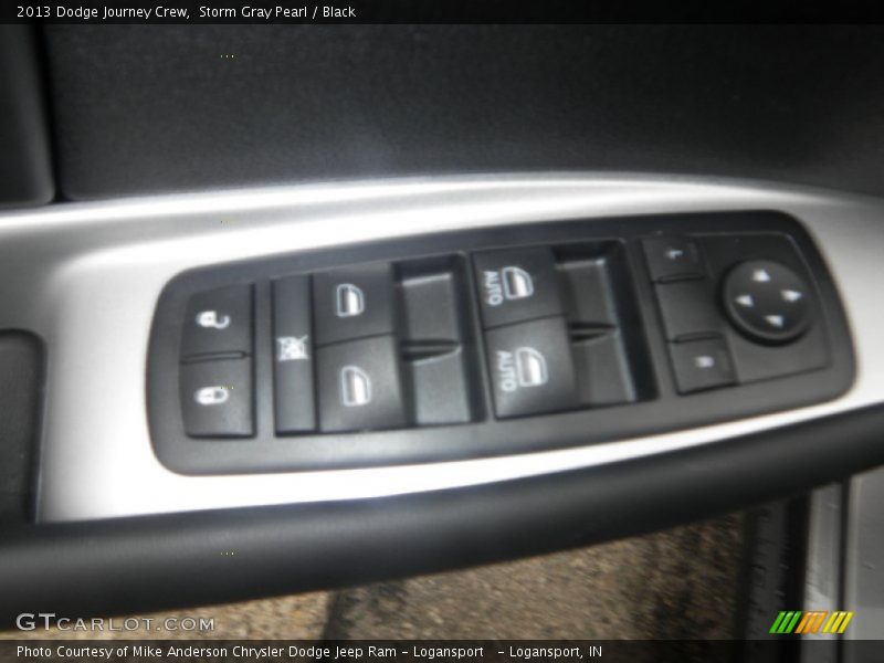 Storm Gray Pearl / Black 2013 Dodge Journey Crew