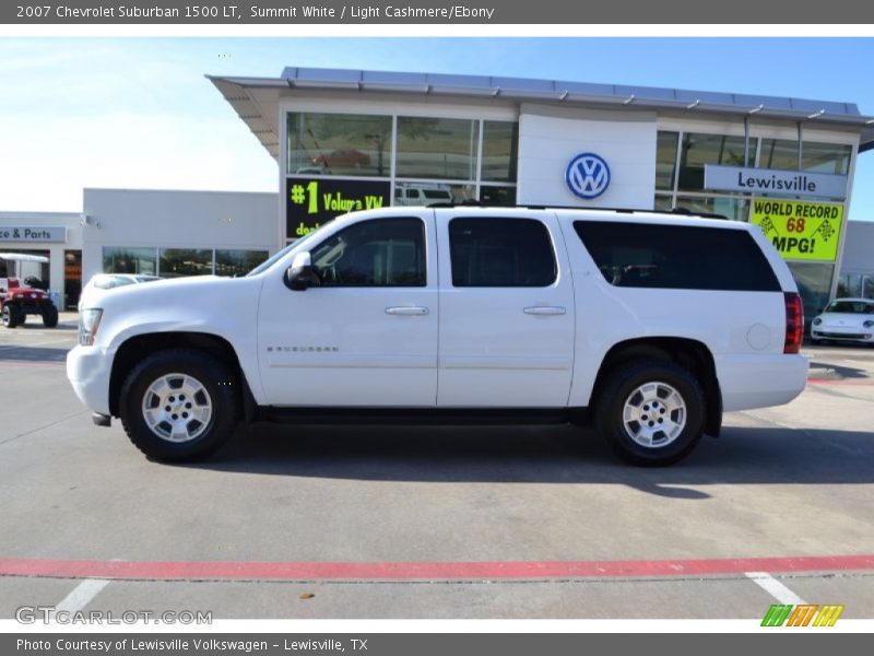 Summit White / Light Cashmere/Ebony 2007 Chevrolet Suburban 1500 LT