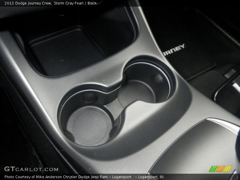 Storm Gray Pearl / Black 2013 Dodge Journey Crew