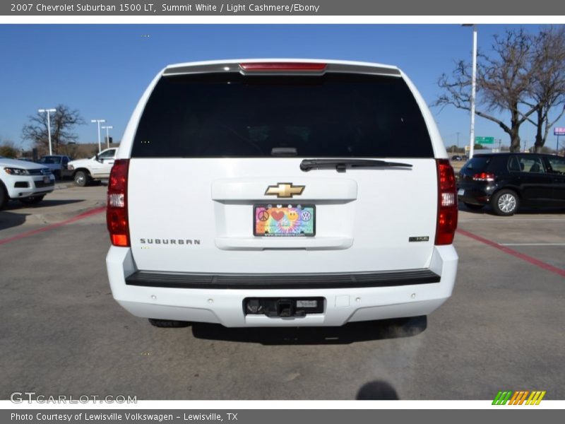 Summit White / Light Cashmere/Ebony 2007 Chevrolet Suburban 1500 LT