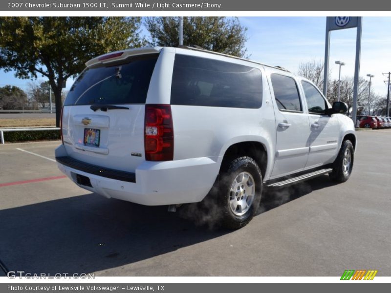 Summit White / Light Cashmere/Ebony 2007 Chevrolet Suburban 1500 LT