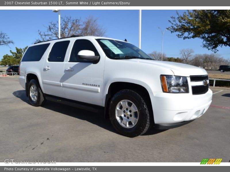 Summit White / Light Cashmere/Ebony 2007 Chevrolet Suburban 1500 LT