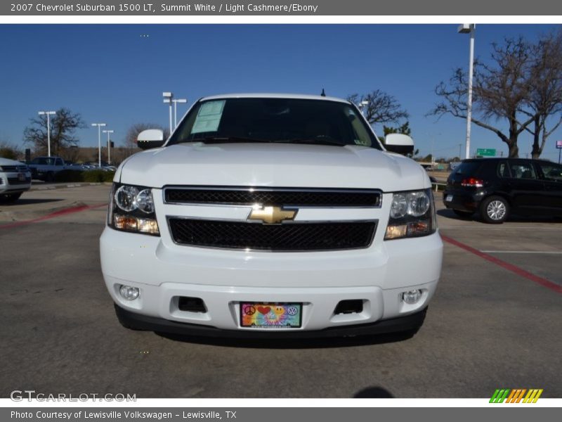 Summit White / Light Cashmere/Ebony 2007 Chevrolet Suburban 1500 LT