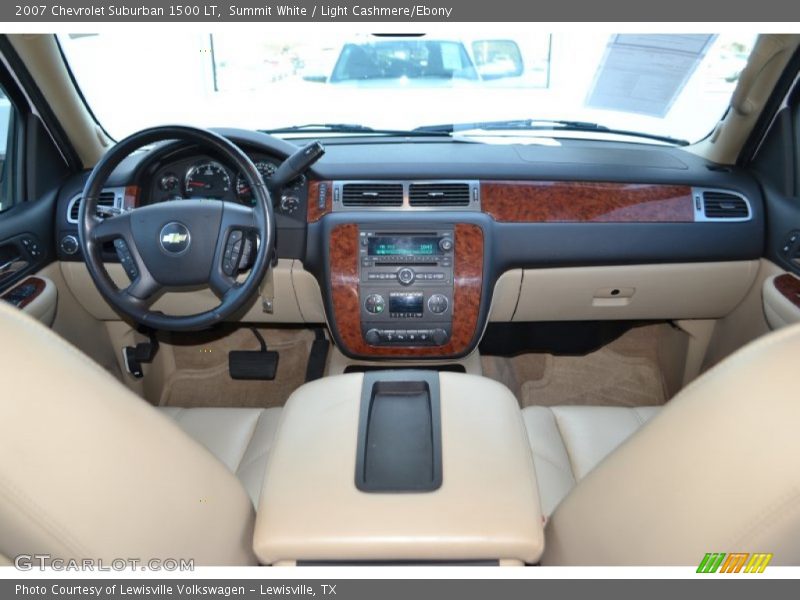 Summit White / Light Cashmere/Ebony 2007 Chevrolet Suburban 1500 LT