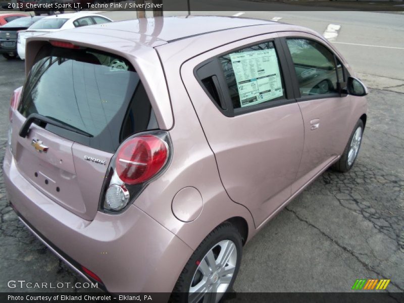 Techno Pink / Silver/Silver 2013 Chevrolet Spark LT